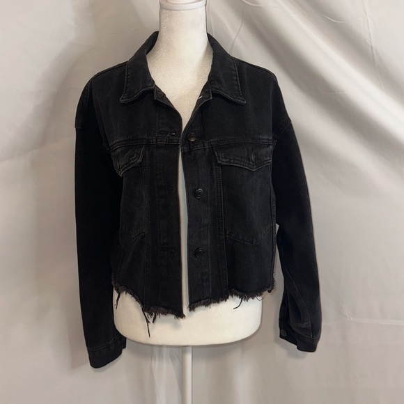 Lia Cher Jackets & Blazers - Black Jean Jacket